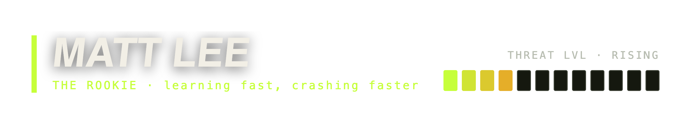 Lower third — Matt